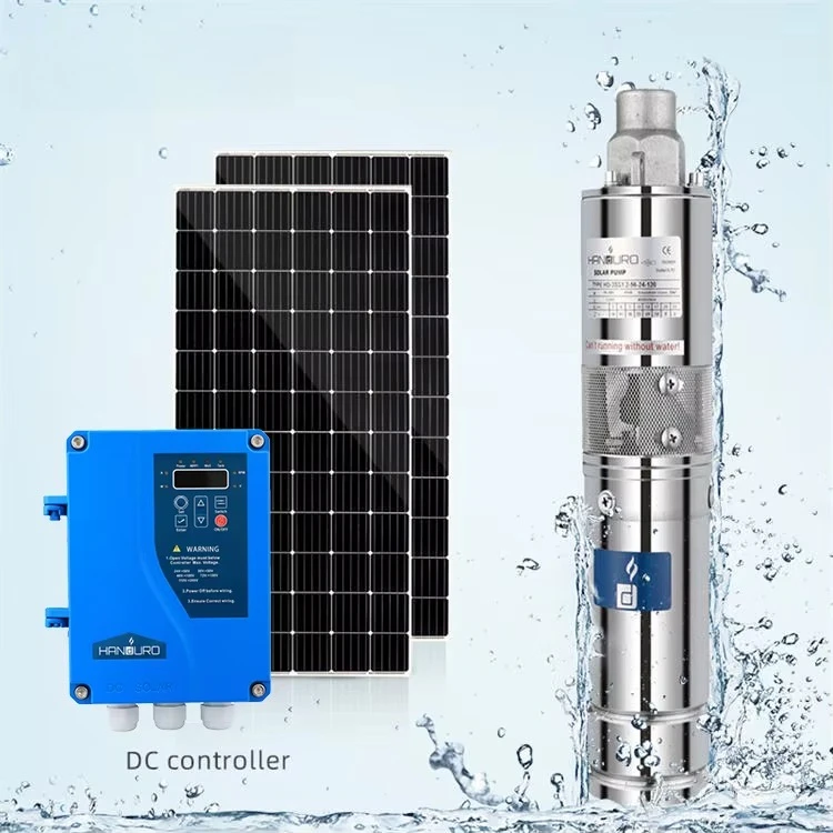 Solar Water Pump - Pompa Sumur Dalam Tenaga Surya 24V