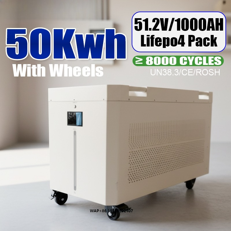 Lifepo4 Battery Pack - QSO All in One 51.2V 50Kw