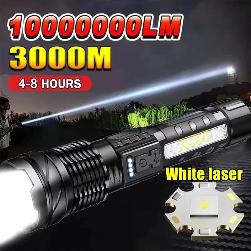 Renewable Energy Battery - Senter LED Kuat dengan Tampilan Baterai,