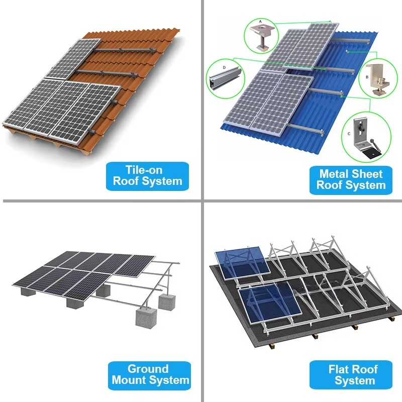 Sistem Tenaga Surya Hibrida Si - Solar Panel System 10Kw ulasan dan harga