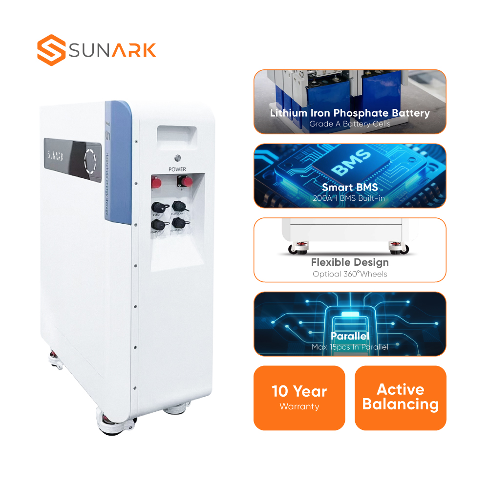 SunArk 10kWh 15kWh Baterai Lit - Lifepo4 Battery Pack ulasan dan harga