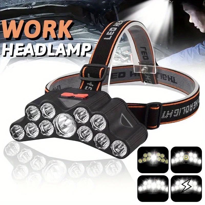 Lampu Depan LED 11 Lampu Depan - Renewable Energy Battery ulasan dan harga