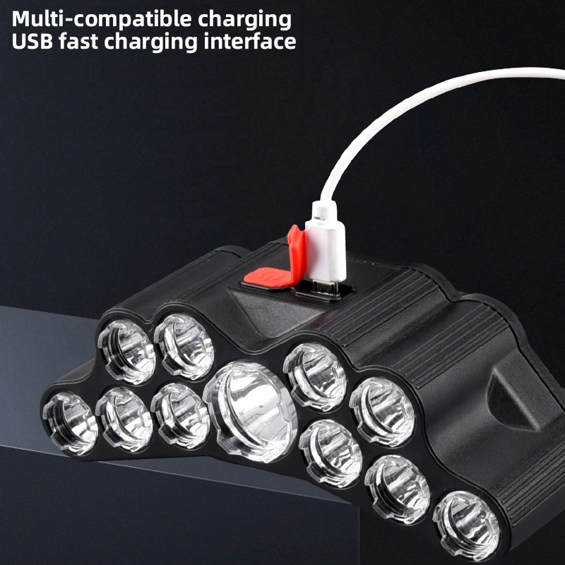 Lampu Depan LED 11 Lampu Depan - Renewable Energy Battery ulasan dan harga