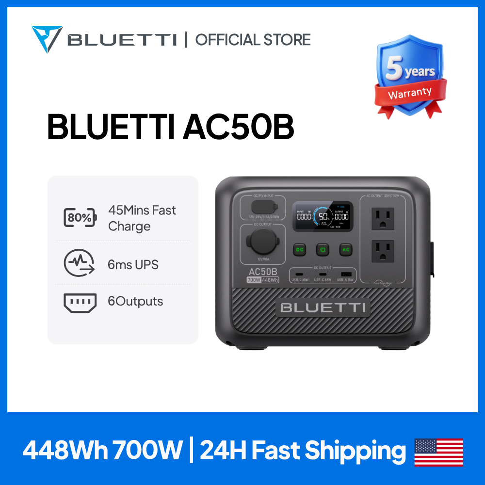 BLUETTI AC50B Pembangkit Listr - Lifepo4 Battery Pack ulasan dan harga