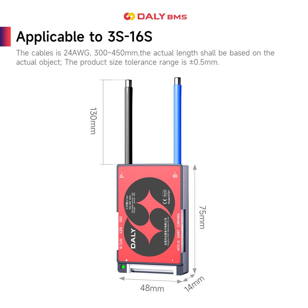 DALY Smart BMS 16S 60V 40A Li- - Lifepo4 Battery Pack ulasan dan harga